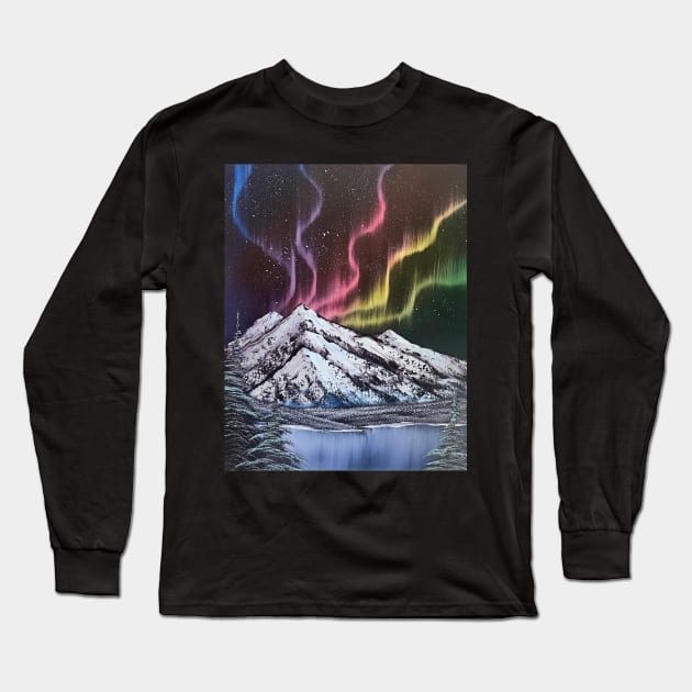 Northern Lights Pride Long Sleeve T-Shirt by J&S mason